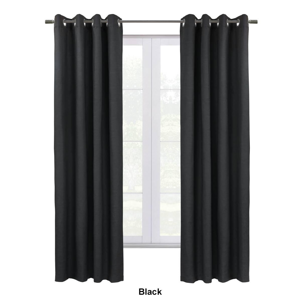 Thermaplus(tm) Shadow Grommet Curtain Panel