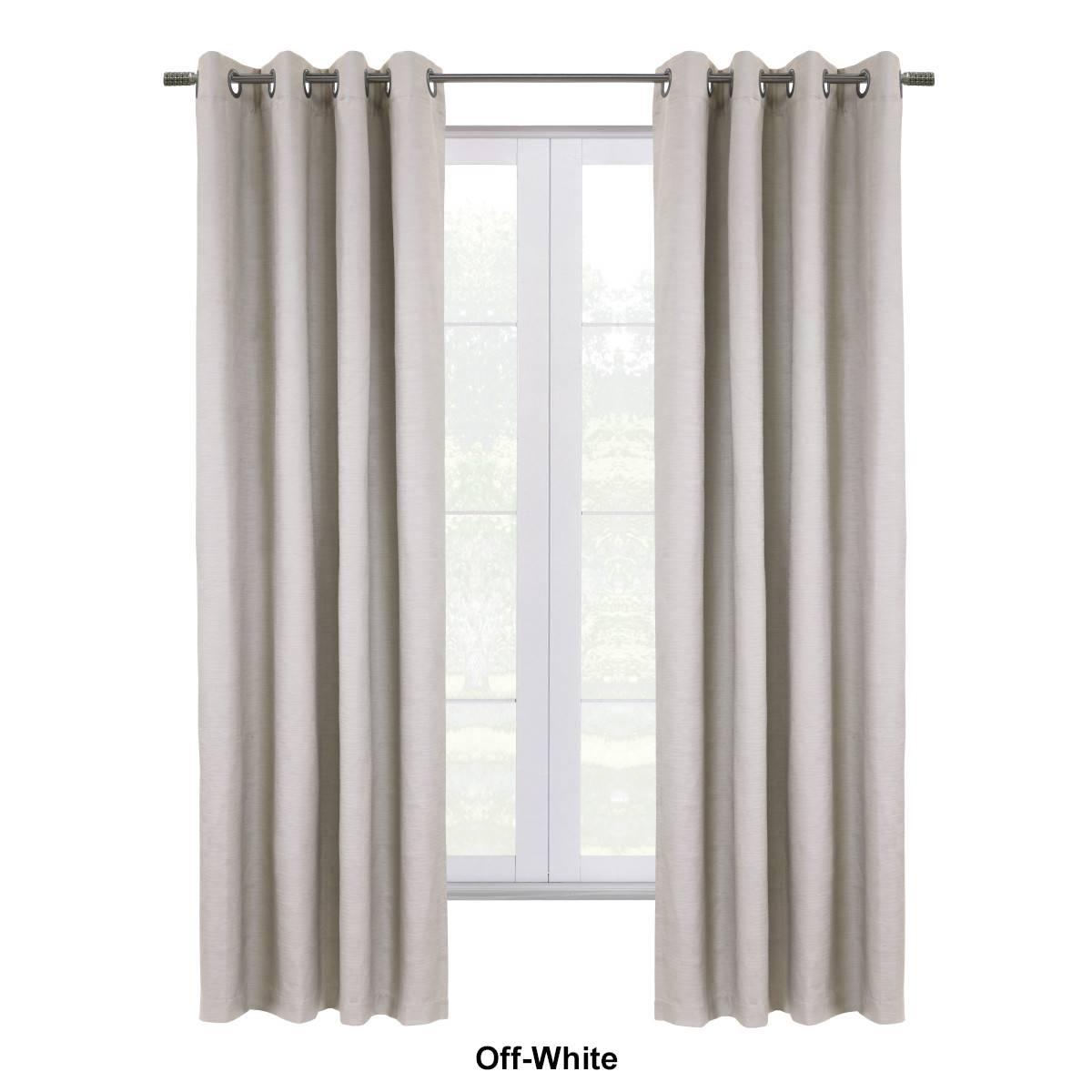 Thermaplus(tm) Shadow Grommet Curtain Panel