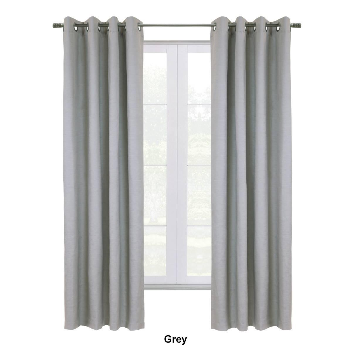 Thermaplus(tm) Shadow Grommet Curtain Panel