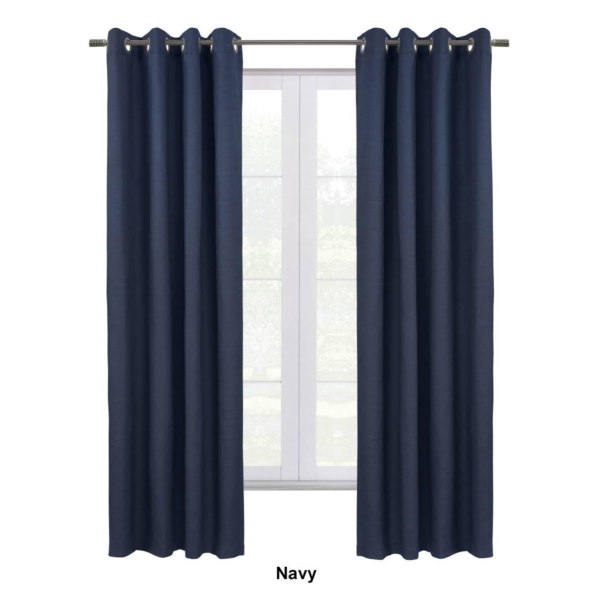 Thermaplus(tm) Shadow Grommet Curtain Panel