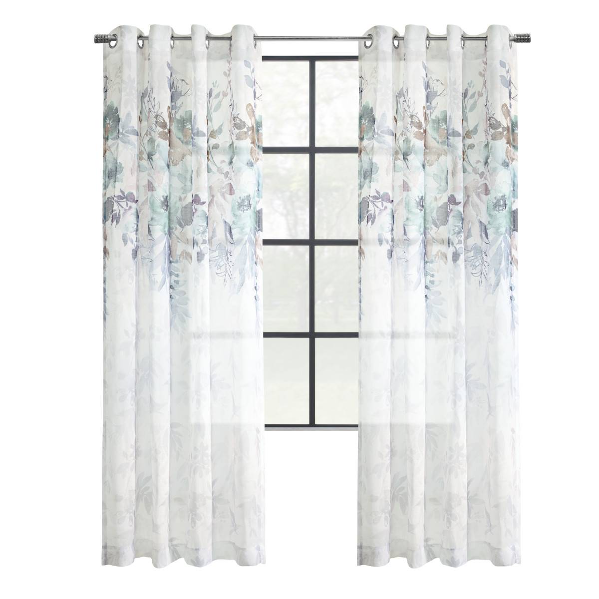 Habitat Floralie Grommet Curtain Panel