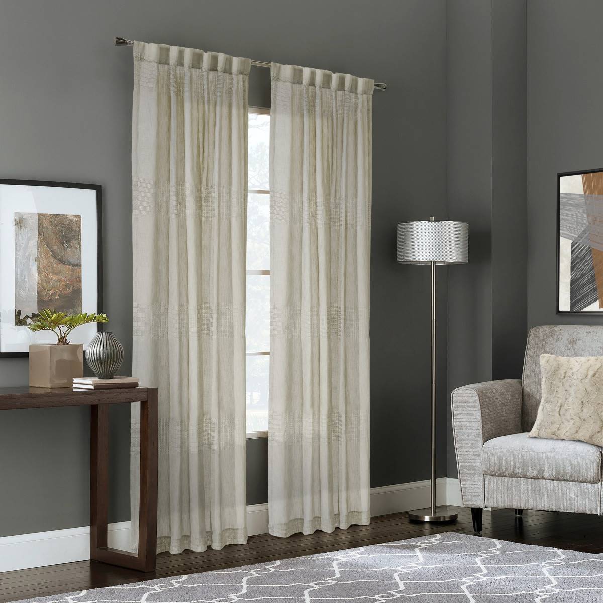 Habitat Lindsey Back Tab Curtain Panel