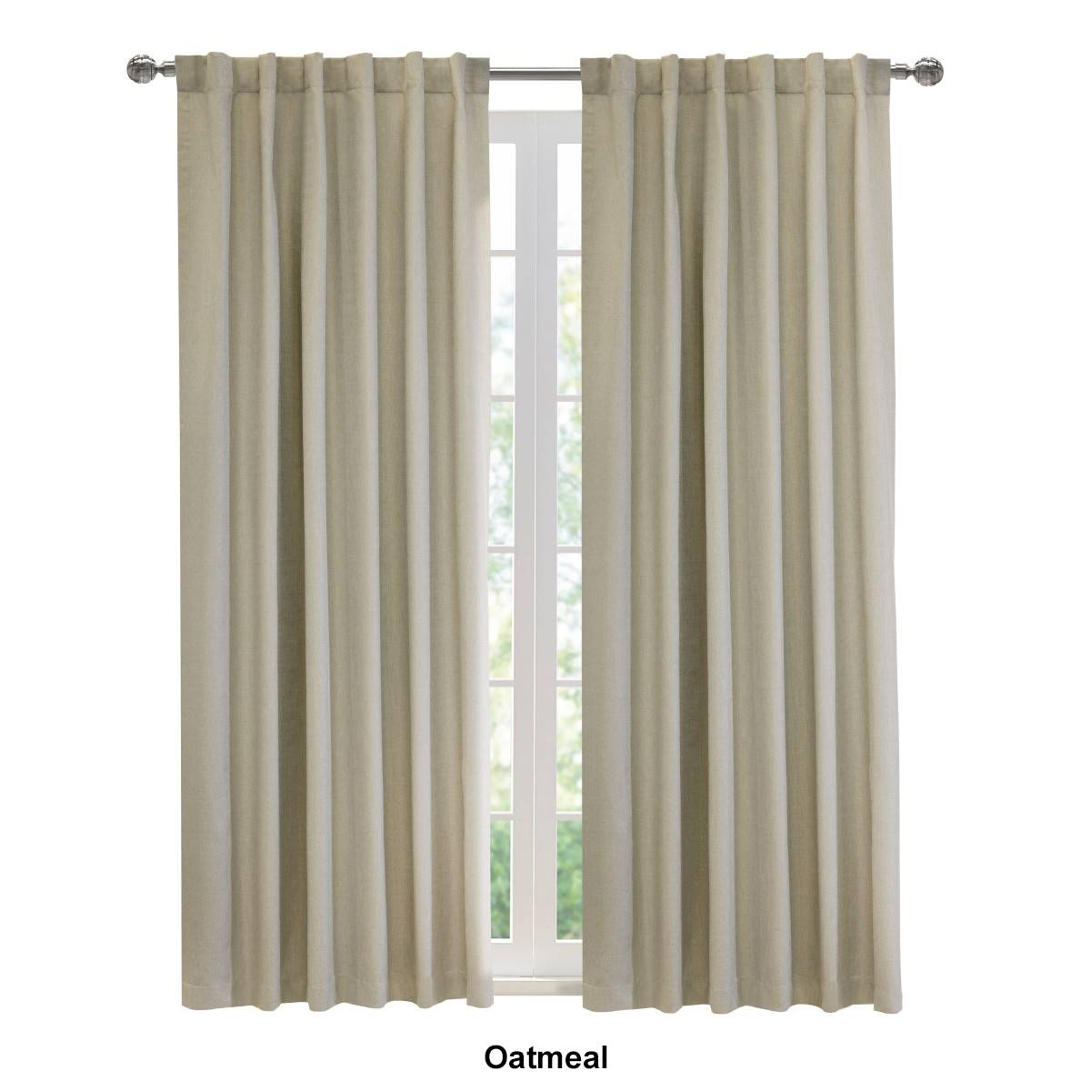 Thermaplus(tm) Baxter Back Tab Curtain Panel