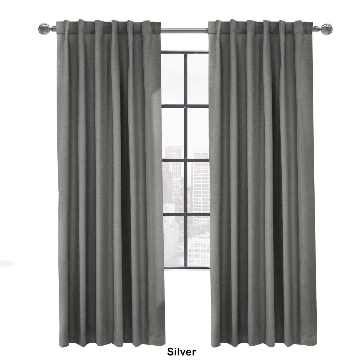 Thermaplus(tm) Baxter Back Tab Curtain Panel