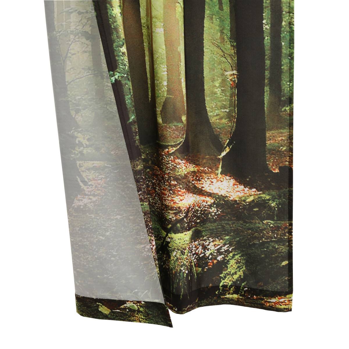 Habitat Photo Reel Forest Trees Curtain Panel Pair