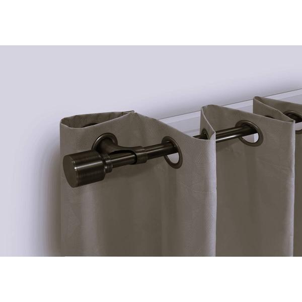 Blackout Cap Finial Curtain Rod