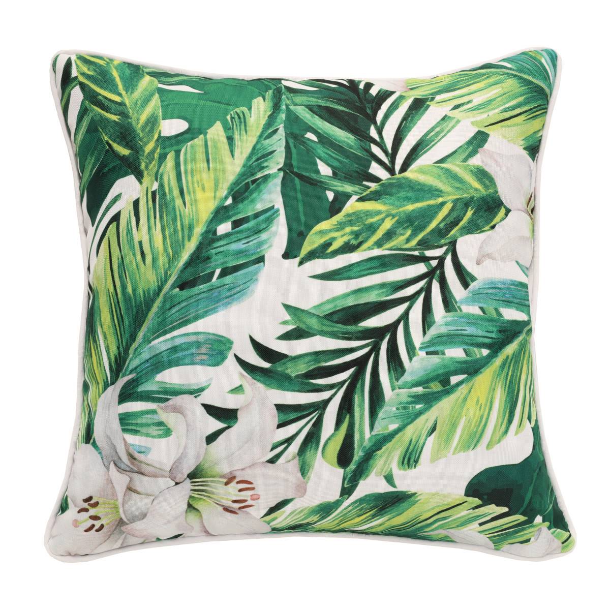 Commonwealth(tm) Lily Floral Decorative Pillow - 18x18