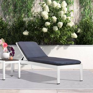 Commonwealth(tm) Outdoor Solid Textured Reversible Lounger Cushion alternate view