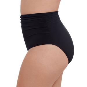 Womens Trimshaper High Waist Shirred Swim Bottoms alternate view