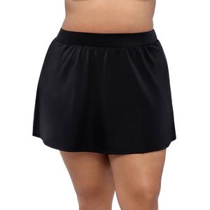 Plus Size Swimshaper Solid Swim Skirt alternate view
