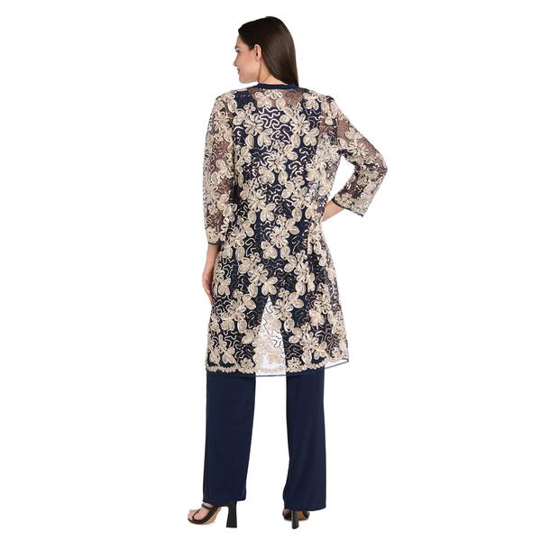 Womens R&M Richards 3pc. Soutache Sequin Pant Set alternate view