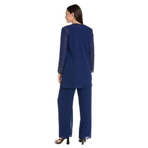 Womens R&M Richards 3pc. Beaded Trim Pants Set alternate view