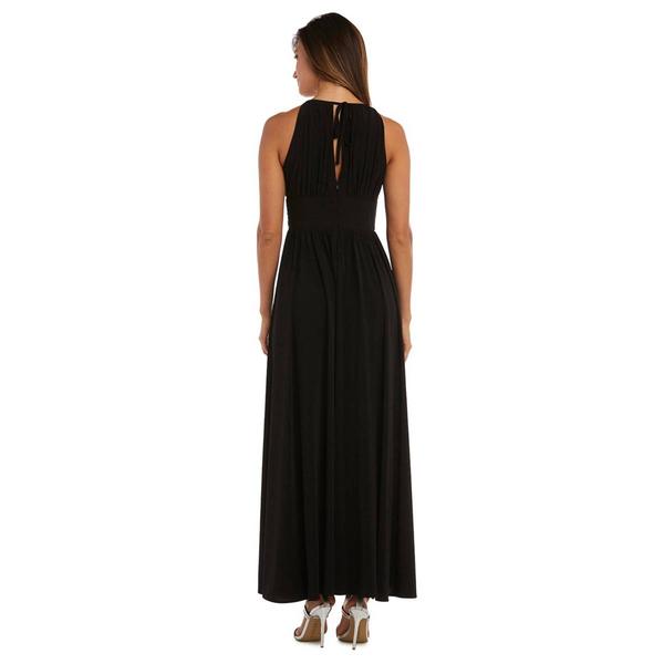 Womens R&M Richards Sleeveless Rhinestone Evening Gown alternate view