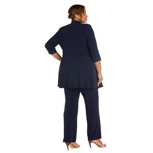 Plus Size R&M Richards Sequin Jacket and Pants Set alternate view