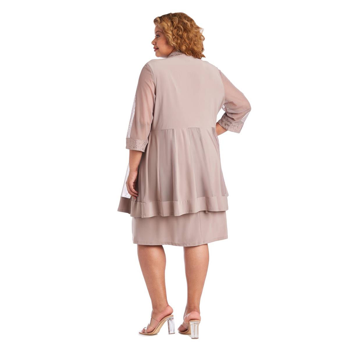 Plus Size R&M Richards Shift Dress And Jacket