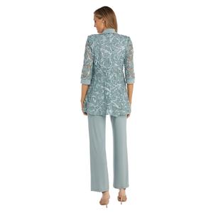 Petite R&M Richards 3pc. Vine Soutache Pant Set alternate view