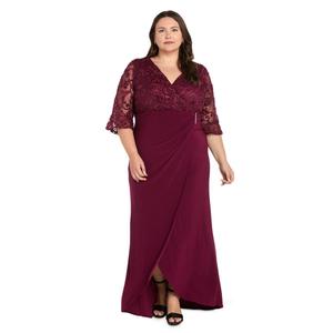see through sequin dress Mesh See-Through Long Dusty Pink Bridesmaid Wedding Buttons Quality Craftsmanship Color:NAVY PERIWINKLE