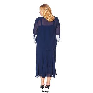 Plus Size R&M Richards Beaded Georgette Jacket Dress alternate view