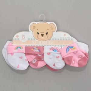 Baby Girl (NB-12M) so'dorable 8pk. Dew Drops Terry Cuff Socks