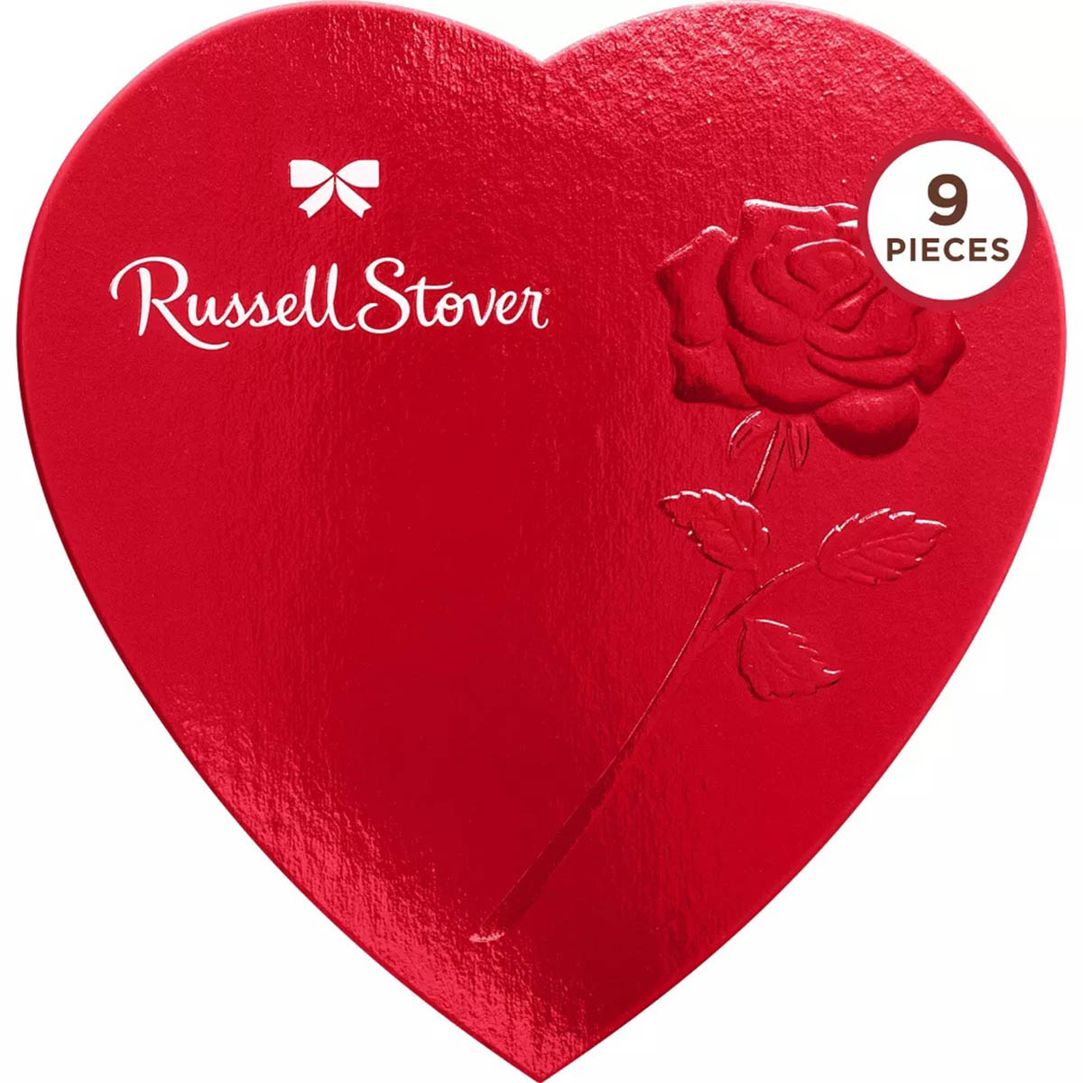Russell Stover(R) 5.1oz. Red Foil Heart Candy