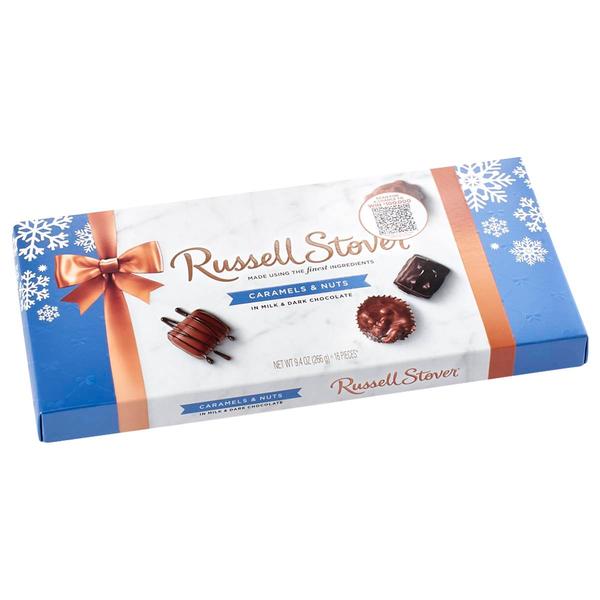 Russell Stover Holiday Nut & Caramels Chocolate Box