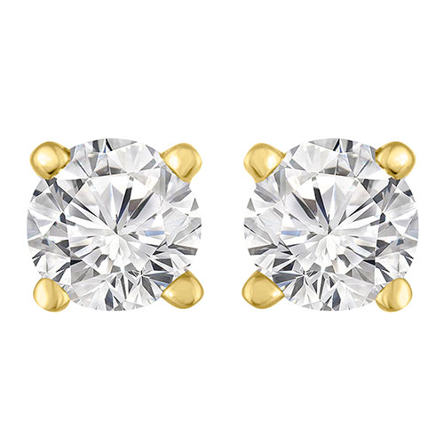 Diamond Classics(tm) 14kt. Yellow Gold 1/2ctw. Earrings