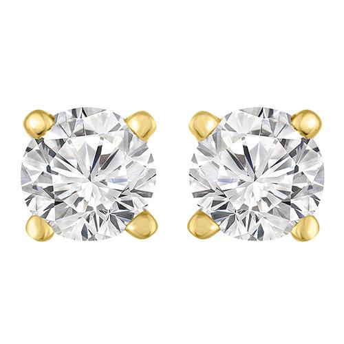 Diamond Classics(tm) 14kt. Yellow Gold 1/2ctw. Earrings