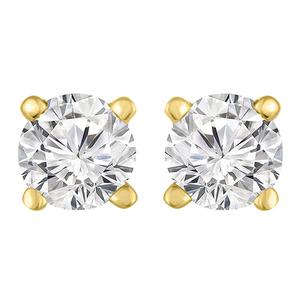 Diamond Classics(tm) 14kt. Yellow Gold 1/2ctw. Earrings