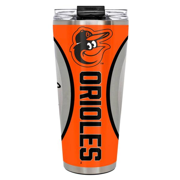 MLB Orioles Big Slim Game Ball 32oz. Travel Cup