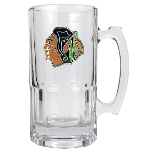 Great American Products NHL Chicago Blackhawks Glass Macho Mug