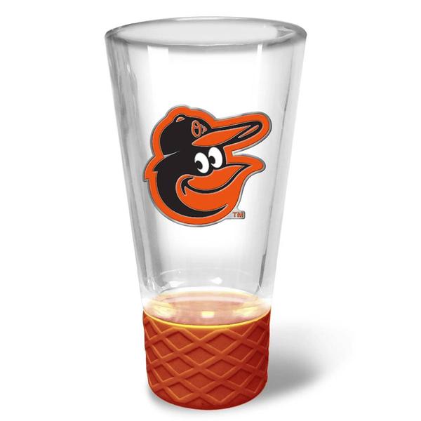 MLB Orioles Metal Logo Cheer 4oz. Shot Glass