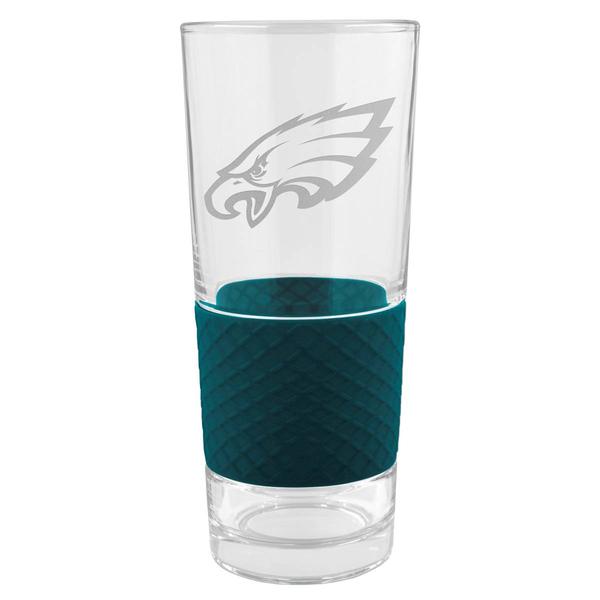 NFL Eagles Laser Etched Score 22oz. Glass