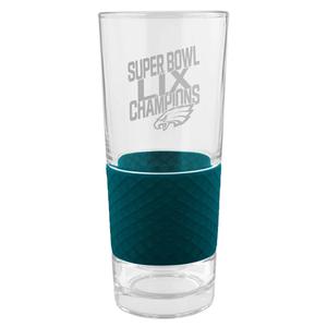 NFL Eagles Big Game Score Glass