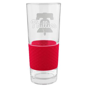 MLB Phillies Laser Etched Score 22oz. Glass
