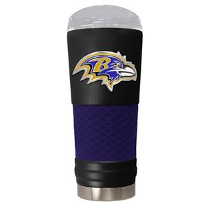NFL Baltimore Ravens DRAFT Powder Coated Stainless Steel Tumbler