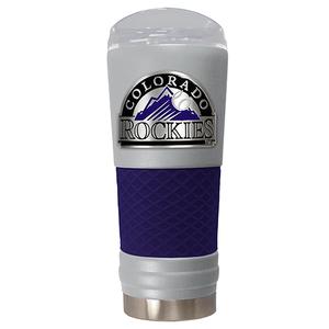 MLB Colorado Rockies DRAFT Powder Coated Stainless Steel Tumbler
