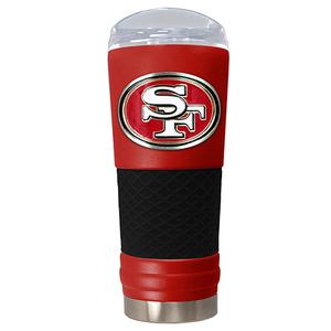 NFL San Francisco 49ers DRAFT Powder Coated Steel Tumbler