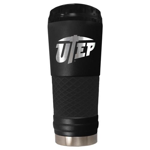 NCAA UTEP Miners Powder Coated Stainless Steel Tumbler