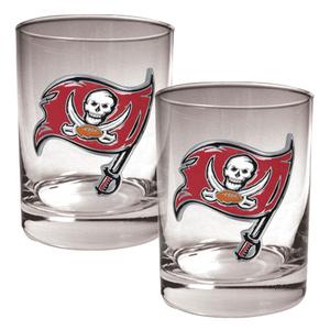 NFL Tampa Bay Buccaneers 14oz. Rocks Glass Set
