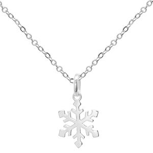 Marsala 18in. Sterling Silver Snowflake Pendant Necklace