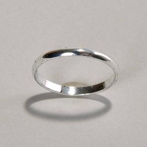 Marsala Plain Sterling Silver Band