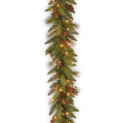 National Tree 6ft. Decorative Pine Cones Garland