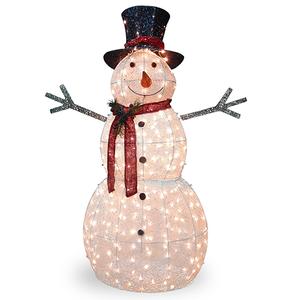 National Tree 5ft. Pre-Lit LED Snowman Decoration