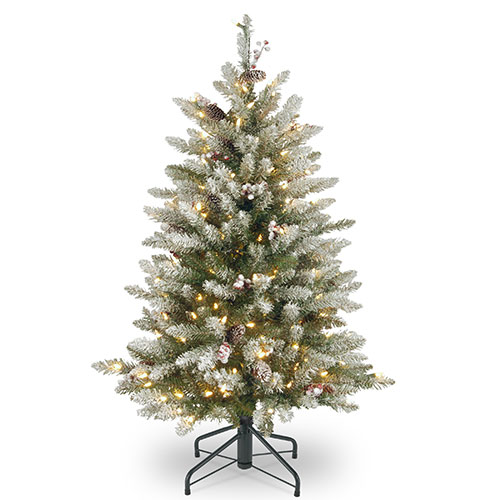 National Tree 4.5ft. Clear Pre-lit Dunhill(R) Fir Tree