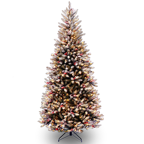 National Tree 7.5ft. Dunhill(R) Fir Slim Tree With Clear Lights