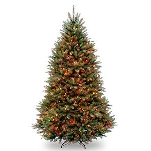 National Tree 6.5ft. Dunhill(R) Fir Tree with Multi-Color Lights