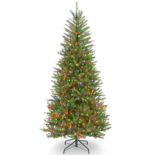 National Tree 7.5ft. Pre-Lit Multi-Colored Dunhill(R) Fir Tree