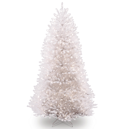 National Tree 7.5ft. Dunhill(R) White Fir Tree With Clear Lights