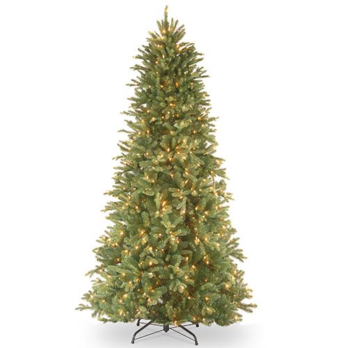 National Tree 7.5ft. Tiffany Fir Tree w/ Clear Lights