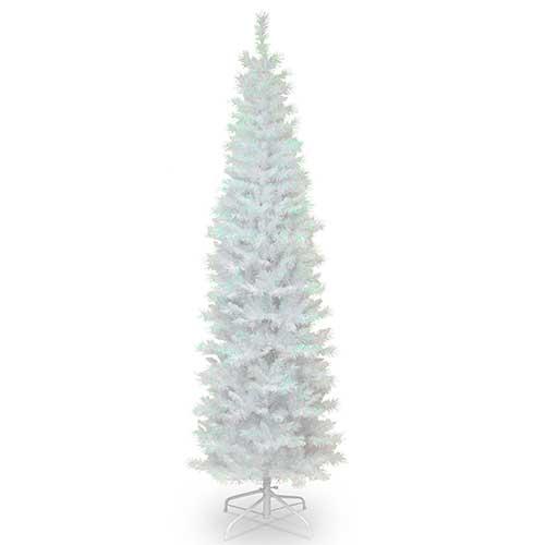 National Tree 6ft. White Iridescent Tinsel Tree